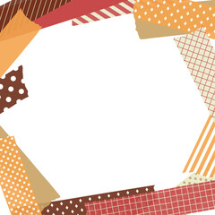 フレーム素材_マスキングテープ_ブラウン