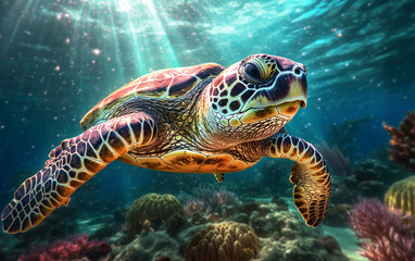 Sea Turtle, Generative AI,