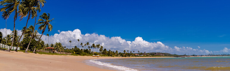 paripueira beach at maceio, alagoas, brazil