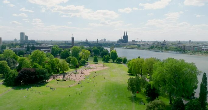 Cologne Aerial Footage
