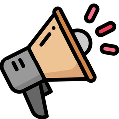 promotion filled outline icon