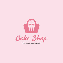 Pink Cake Shop Logo