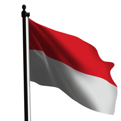 Indonesia or poland flag
