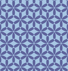  Japanese Diamond Petal Vector Seamless Pattern