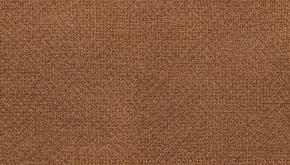 Fototapeta premium Brown cotton fabric texture background, seamless pattern of natural textile.