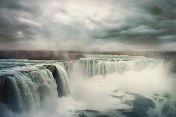 Fototapeta premium falls in the morning