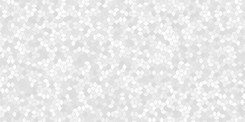 White abstract geometric background from small polyhedrons with color inserts. Modern shape concept, vector illustration.