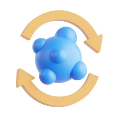 3D metabolism illustration
