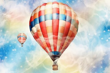 Fototapeta premium hot air balloon