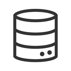 illustration of a icon database