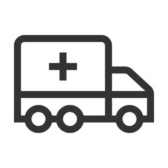 illustration of a icon mobile clinic 