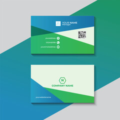 vector modern creative and minimal business card, corporate clean business card