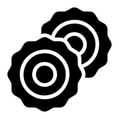 ravioli glyph icon