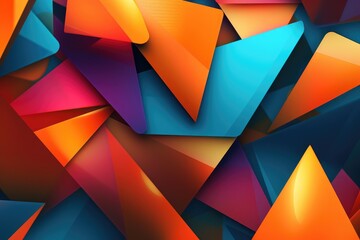 abstract background with triangles