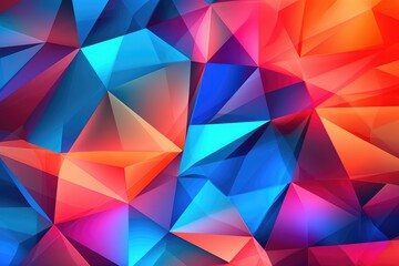Obraz premium abstract background with triangles