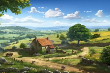 village in the mountains