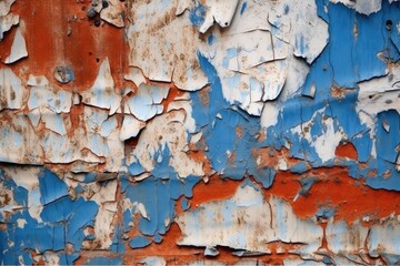 old painted wood