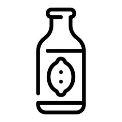 Limoncello line icon