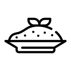 risotto line icon