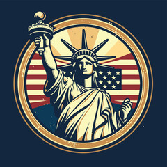 statue of liberty vector illustration © SAKODESIGNS
