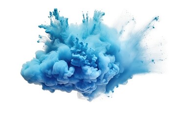 Fototapeta premium blue splash isolated