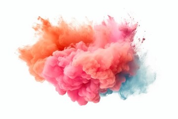 pink rose petals on white background