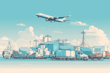 Art Of Logistic Company For Custom Clearance, Generative AI