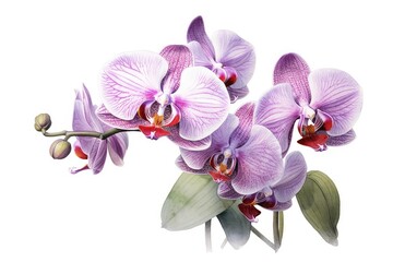 Naklejka premium orchid isolated on white background