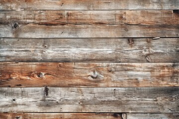 Fototapeta premium Weathered Barnwood: Create a background featuring weathered and aged barnwood, showcasing the rustic charm and character of the wood. 