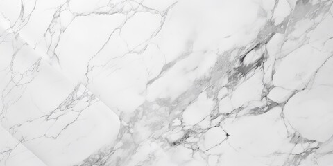 Obraz premium Classic White Marble: Create a clean and elegant background with a white marble texture featuring subtle gray veins. 