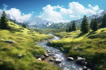 Fototapeta premium Pristine Landscape