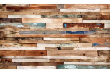 Reclaimed Wood Panels: Use reclaimed wood panels with varying tones and textures to create a rich and diverse rustic wood texture background. 