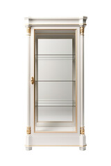 display cabinet isolated on a transparent background, generative ai