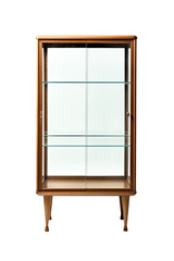 Obraz premium display cabinet isolated on a transparent background, generative ai