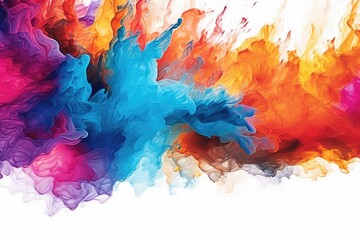 Bold and Colorful: Create a vibrant background by using bold and expressive brush strokes in a variety of bright and contrasting colors.