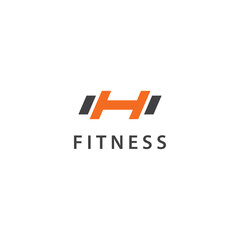 Modern style fitness Gym Logo Design Vector Template