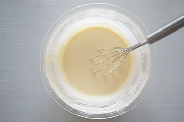 チーズケーキ作り