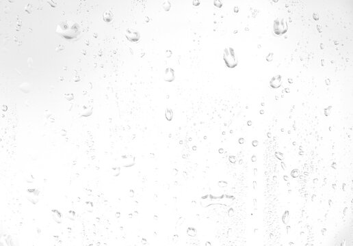 water drops on glass texture