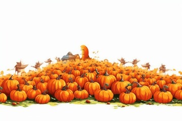 Fototapeta na wymiar pumpkin and pumpkins