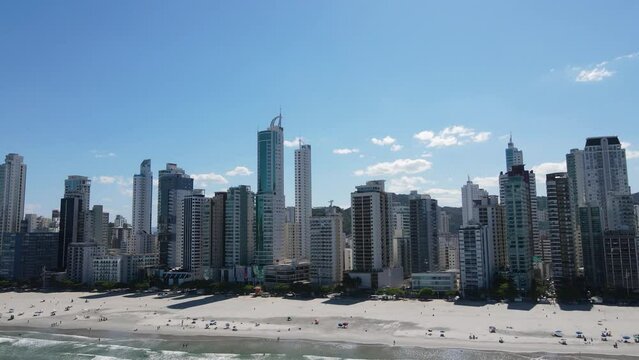 Tall buildings of Balneario Camboriu, Brazil