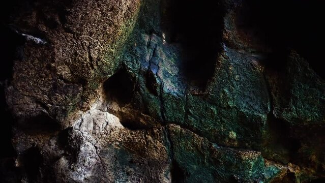 Bats swirling inside Kuta Lambok Bat cave in Goa Bangkang Prabu, Indonesia
