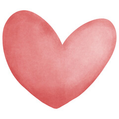 Heart Paint Watercolor Element