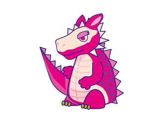 ピンクの龍