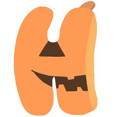Halloween pumpkin cartoon 