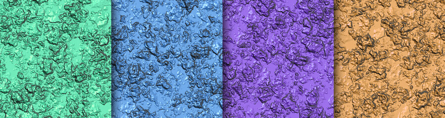 abstract texture. creative background for design. Horizontal image. 3D image. 3D rendering. Banner for insertion into site.