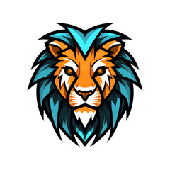 Fototapeta na wymiar lion mascot logo vector clip art illustration