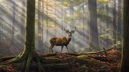 deer in the forest