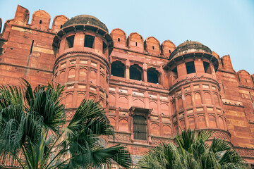 The Amar Singh gate in the Agra Fort in Uttar Pradesh, India.