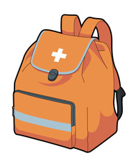 防災リュック　イラスト
