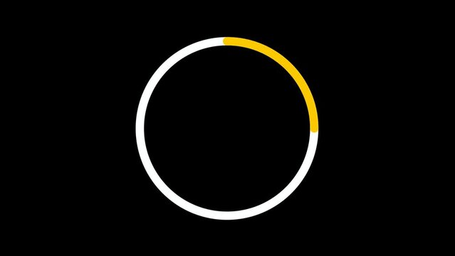 Alpha Transparent countdown overlay timer for a workout or gym video 